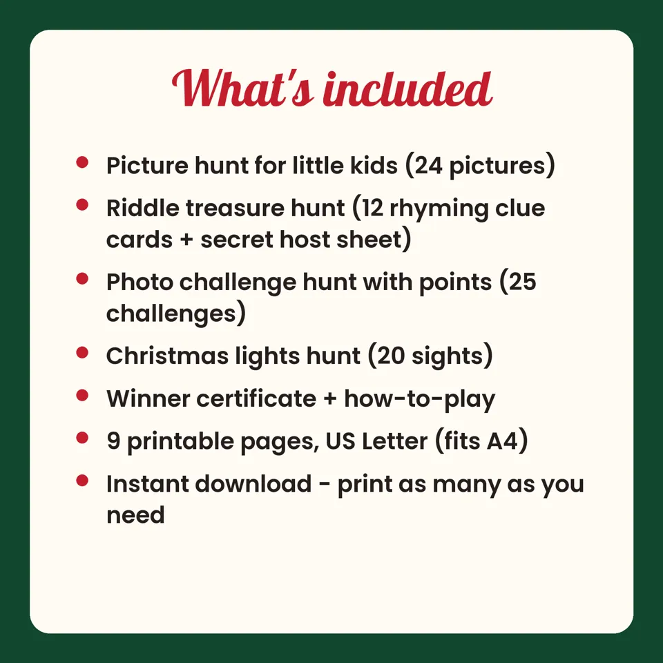 Christmas Scavenger Hunt, image 3 of 5