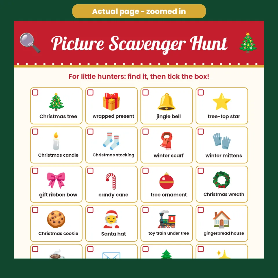 Christmas Scavenger Hunt, image 5 of 5