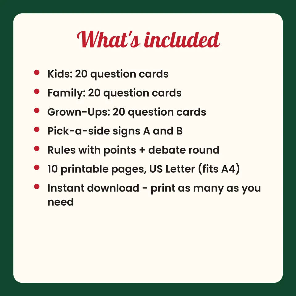 Christmas Would You Rather Game, image 3 of 5