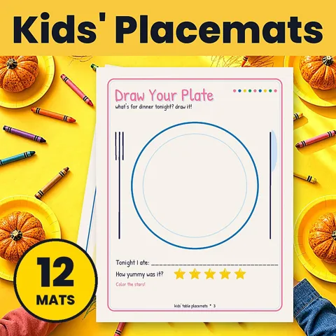 Kids' Table Placemats preview